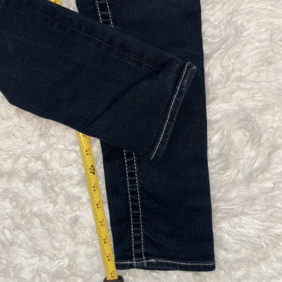 Big Star⭐️Jenae Ankle Skinny Black Label Stretch Dark Wash Jean 26R - Picture 7 of 16